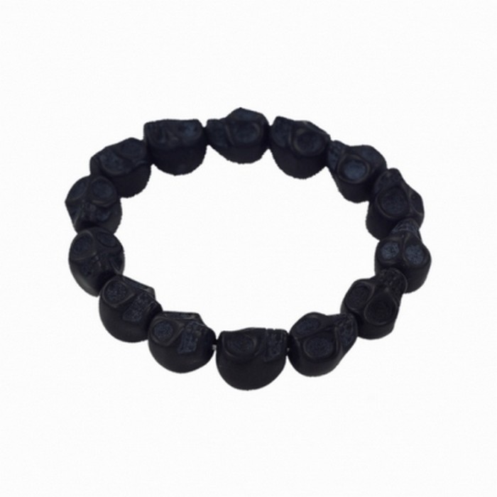 Black Skull stretchy Bracelet